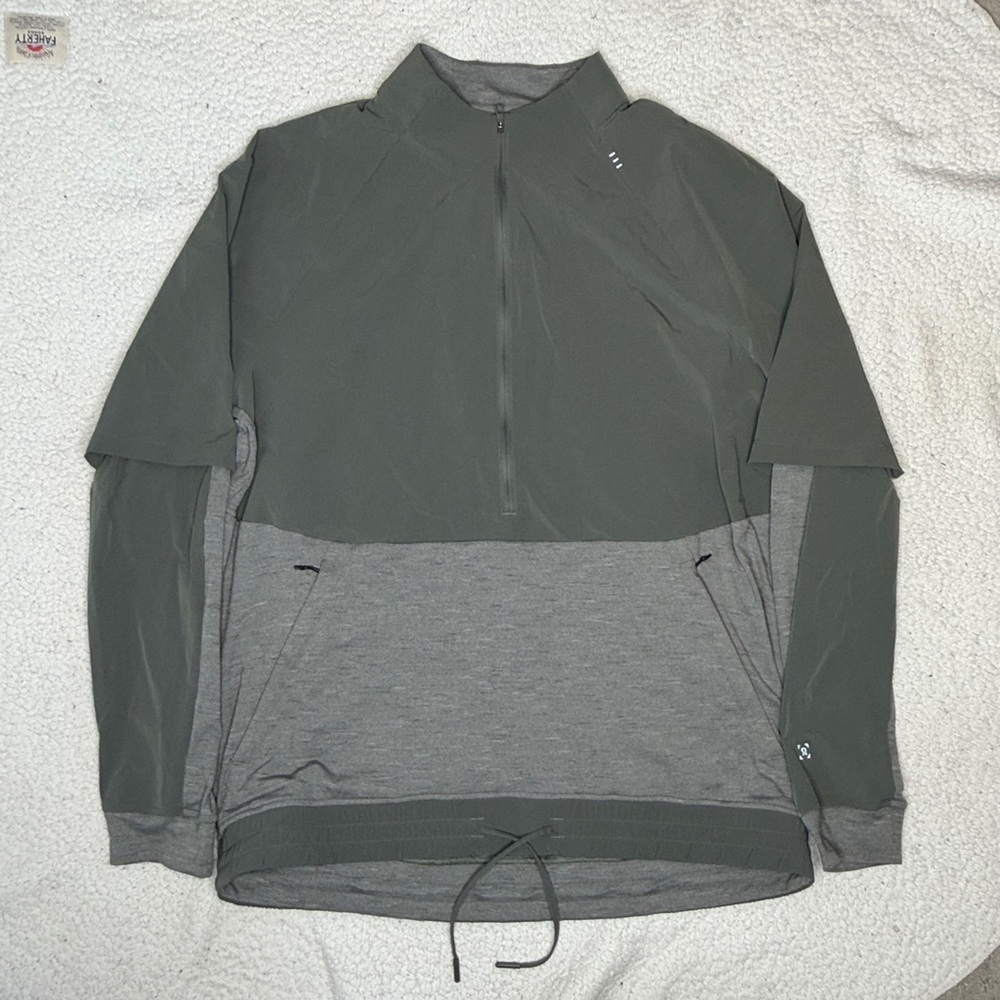 Lululemon Green 1/2 Zip Pullover Jacket: Size Extra Large